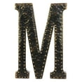 thumbnail image 2 of Urban Trends Metal Alphabet Wall Decor Letter J with Rivets Rubbed Finish Dark Bronze, 2 of 2