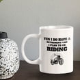 thumbnail image 4 of Yes I Do Have A Retirement Plan I Plan To Go Riding 11oz Plastic Coffee Mug | Funny Sporty Cup, 4 of 8