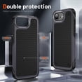 thumbnail image 4 of JTCASES for iPhone 7 Case, Hybird PC TPU Anti-slip, Shockproof  Bumper, Military Drop Resistant, Rugged Heacy Duty Full Body Protective Shell for iPhone 7, Slim Fit for Girls Men, Gray, 4 of 8