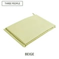 thumbnail image 6 of Outdoor Swing Chair Canopy Replacement, 95% UV Block Water-Resistants Shade Cover with Reinforced Corners, 76.77x49.21in for 3-Person (Beige), 6 of 9
