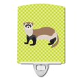 thumbnail image 1 of Carolines Treasures BB7704CNL Ferret Green Ceramic Night Light, 1 of 1