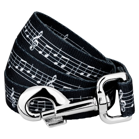 Country Brook Petz® 5/8 inch Sheet Music Dog Leash, 4 Foot