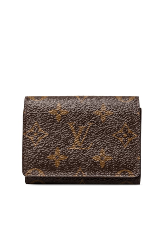 Pre-Owned Louis Vuitton Monogram Enveloppe Carte de Visite Business Card Holder/Card Case/Pass...