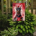 thumbnail image 2 of Doberman Pinscher My Valentine Garden Flag 11.25 in x 15.5 in, 2 of 5