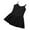 Black, variant on Kovlvoll Toddler Girls' Clothes Summer Dress Solid Color Sleeveless Camisole Pleated Dance Practice Outfit Dresses