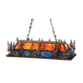 thumbnail image 5 of Meyda Tiffany 140884 Deer Through The Trees 6 Light 52" Wide Linear Pendant - Copper, 5 of 5