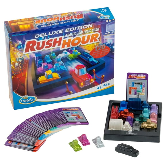 Juego de lógica ThinkFun Rush Hour Deluxe con edición de coleccionista