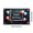 1A, variant on Gold Frame Happy Birthday Banner Decorative Balloons Party Prop for Birthday Celebration Event Decoration Kids Party