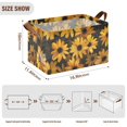 thumbnail image 2 of Ryvnso Sunflower Flowers Storage Bins Large Basket Foldable Cube Toys Organizer with Handles 1 PC, 2 of 7
