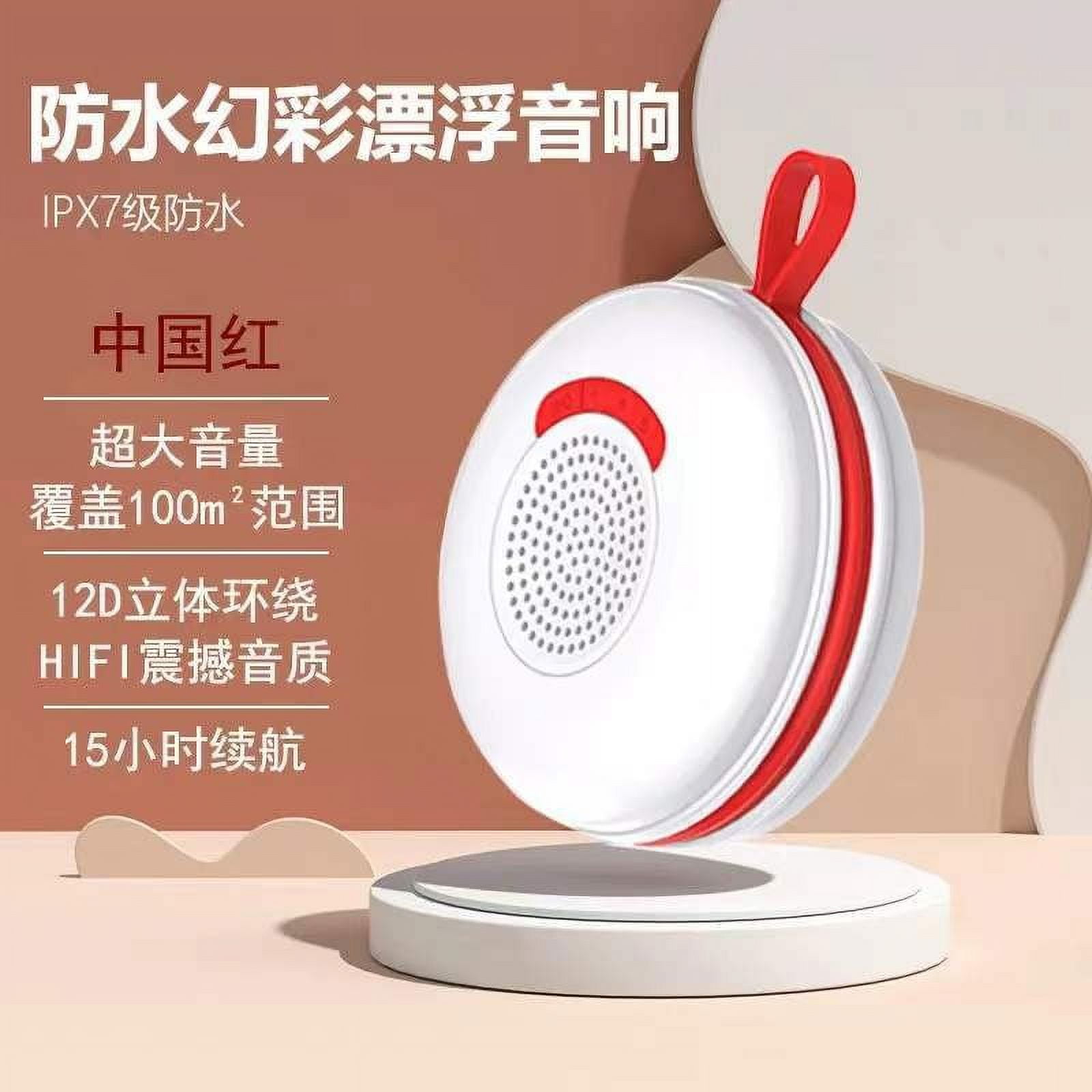 Speakers Bluetooth Wireless,Floating Bluetooth Speaker Ipx7 Wireless Outdoor Cycling Portable Subwoofer Rgb Light,Portable Bluetooth Speakers,Outdoor Bluetooth Speakers