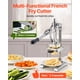 thumbnail image 2 of VEVOR Cortador de papas fritas comercial, picador de verduras con 3 cuchillas y 1 exprimidor, 2 of 9