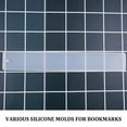thumbnail image 4 of 8 Pieces Rectangle Resin Bookmark Mold Handicraft Making Moulds Assortment Reusable Book Mark Mould Page Label DIY Crafting Accessories, 4 of 7