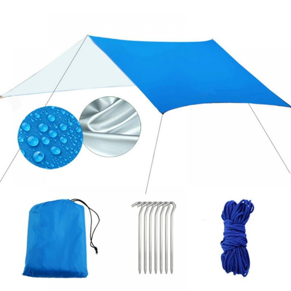 10X10FT,Tent Tarp,Picnic Mat Camping Tarp Tent Hammock Tarp, pu