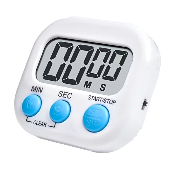 GJX 2026 New Multifunctional Digital Kitchen R: Countdown & Stopwatch with Memory, Ideal for Cooking, Homework, Games; Powered By Aaa Battery (Not Included)