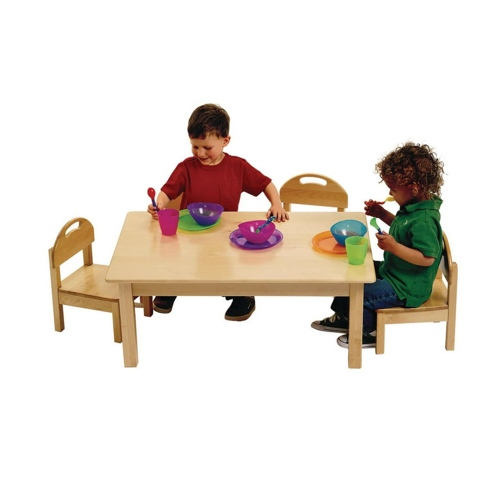 Low Toddler Table & 4 Chairs (Item TODTABLE)