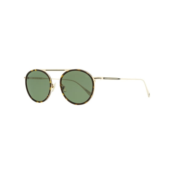 John Varvatos V528TOR52 Round Sunglasses Tortoise/Green