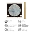 thumbnail image 4 of 1966 Lunar Moon Map Poster - Lunar Map - Moon Poster Vintage Map with Data Table - Print of the Moon Wall Map - Lunar Poster - USAF Lunar Reference Mosaic, 4 of 8