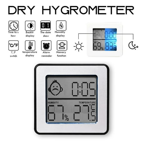 

Ultra-Thin And Smart Home Electronic Digital Indoor Dry Humidity Meter Hygrometer