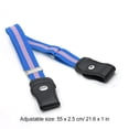 thumbnail image 5 of Sonducket Cinturón sin hebilla Suministros de armario para niños Niñas a cuadros morados y negros Cinturones tiras azules Sonducket AP008680-22, 5 of 5