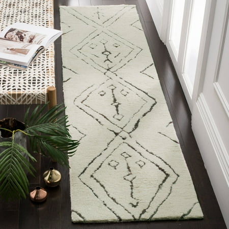 SAFAVIEH Casablanca Willow Geometric Shag Area Rug  Ivory/Multi  6  x 9