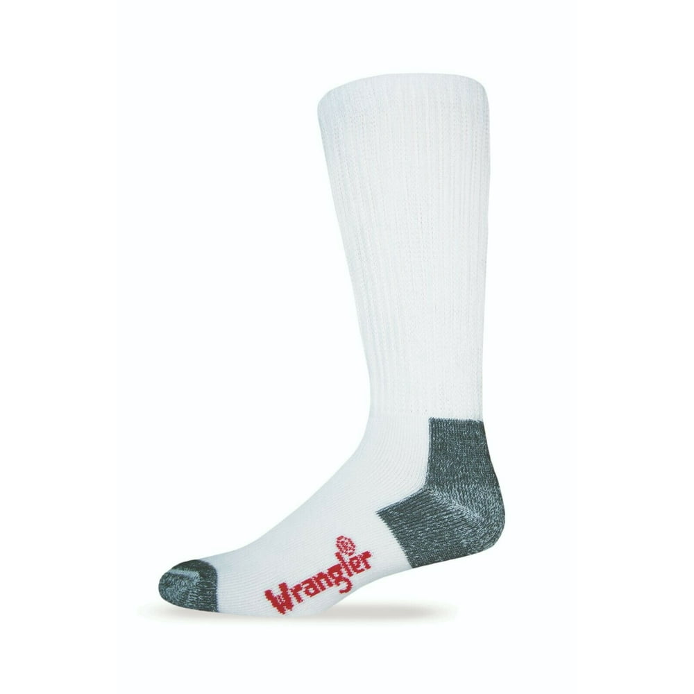 Wrangler - Wrangler Riggs Mens Socks, Non-Binding Boot Work Cotton ...