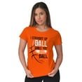 thumbnail image 3 of Straight Up Ball Basketball Womens Slim Fit Graphic Tee Brisco Brands S, 3 of 5