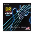 thumbnail image 3 of DR Strings NBE-9 Hi-Def NEON Blue Coated Light, Electric Guitar Strings, 9-42, 3 of 3
