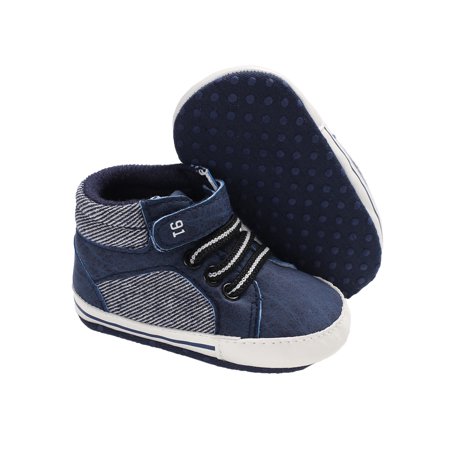 

Kuriozud Baby Girls Boys Shoes Soft Sole Infant High-Top Ankle Sneakers