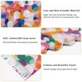thumbnail image 5 of FORMRS Womens Scarf Winter Soft Long Big Warm Shawls Wrap Tassel Scarves, White Colorful Circles, 5 of 9