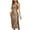 Khaki, variant on hotojiny Satin Nightgown for Women Soft Comfy Silk Sleep Dress Sleepwear V Neck Spaghetti Strap Bodycon Nightdress S-Xl