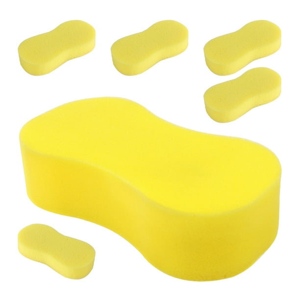 Esponjas de lavado para lavado de coches, esponjas grandes, esponjas para lavado de ventanas, depuradores de limpieza de coche, 6 uds.
