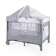 thumbnail image 1 of Cuna Corral Colecho D Bebé Love & Care Con Mosquitero Gris, 1 of 10