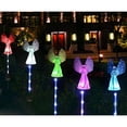 thumbnail image 6 of 1 Pack Solar Angel Lights Outdoor for Cemetery Decorations, Garden Stake Light Multi-Color Changing LED Waterproof Lawn Decorative Light for Garden Yard Patio Cemetery Grave Decorations, 6 of 8