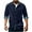 Navy, variant on Mens Corduroy Dress Shirts Jacket Button Down Long Sleeve Western Vintage Work Shirts Shackets with Pocket Navy
