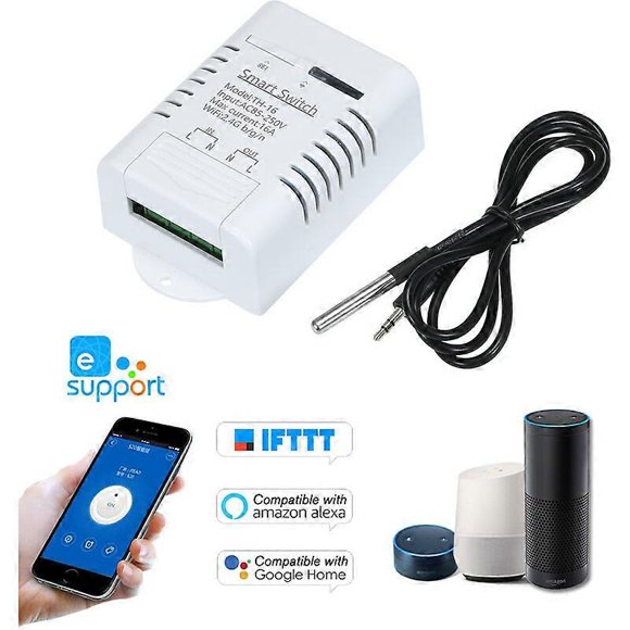 E-microlink 16A temperature and humidity switch-16A temperature switch (including temperature probe)