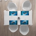 thumbnail image 3 of Ambesonne Fish Place Mats Set of 4, Dolphin in Ocean Marine, Standard Size, Blue Grey, 3 of 4
