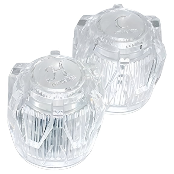 1 pack-Phoenix PF287015 Clear Acrylic RV Faucet Handles