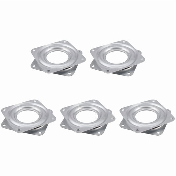 5X Lazy Bearing Metal Swivel Plate - 72 x 72 x 9 mm