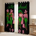thumbnail image 2 of Castle Fairy Sisterhood Black Out Curtains,Old Fashion Curtains Pack of 2 (42x63 Each), 2 of 6