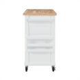 thumbnail image 3 of Linon Sherman Wood Kitchen Island in White, 3 of 20