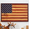 thumbnail image 3 of Nearly Natural 36in. American Wood Flag Wall Decor, 3 of 4