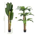 thumbnail image 3 of Artificial Tree, Simulation Potted Plants, Tall Fake Plants for Home Office Modern Decoration 6FT Banana Tree, 3 of 7