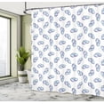 thumbnail image 4 of Ambesonne Quartz Shower Curtain, Moonstone Inspired Oval Art, 69"Wx75"L, Baby Blue Pastel Purple, 4 of 4