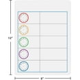 Dry Erase Hourly Schedule With Blank Clocks 9 X 12 Inches School Learning Tool, Grade School Or