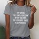 thumbnail image 4 of mfyjkho Tops Deportivos Para Mujer, Blusa De Manga Corta Para Mujer Con Estampado De Letras Divertidas Para El Trabajo En Verano Tops Para Hacer Ejercicio Para Mujer L, 4 of 8