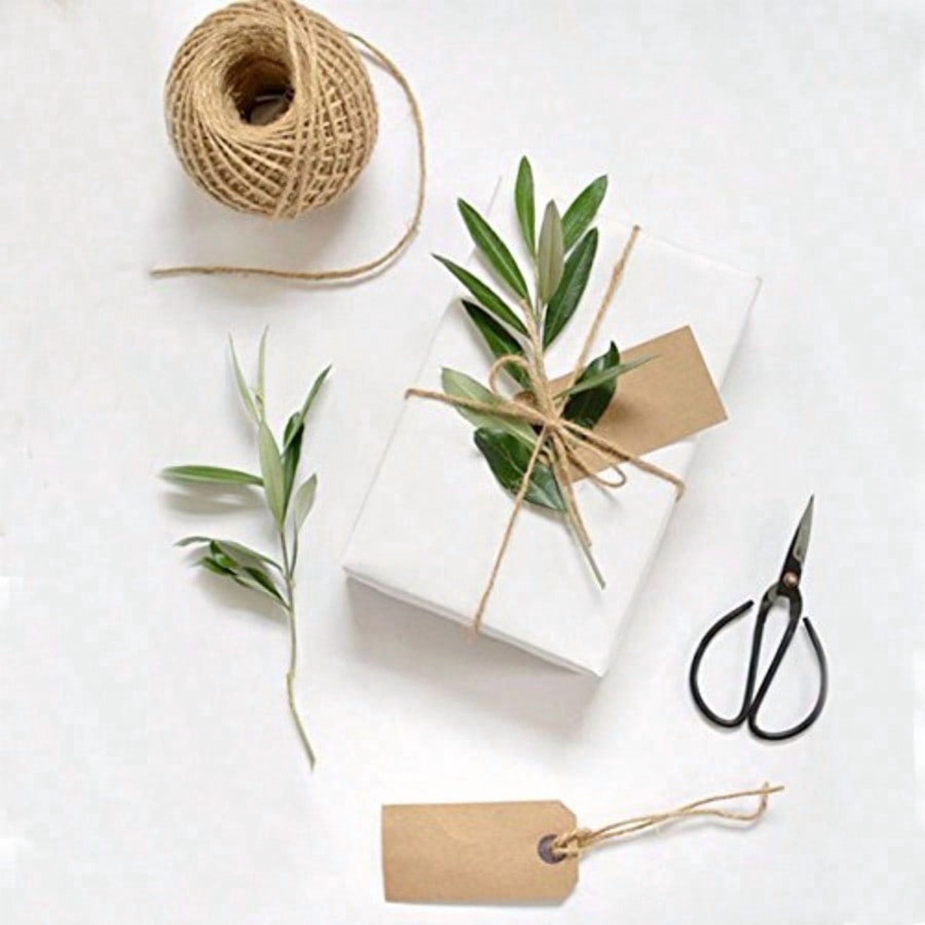 White Kraft Paper Roll - 48 inches x 100 feet - Recyclable Paper Perfect for Wrapping Craft Packing Floor Covering Dunnage Parcel Table Runner