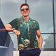 thumbnail image 4 of Balery Baroque Floral Still Life Camisa Polo de Hombre con Estampado, de Manga Corta y Tejido Medio, Camisa Tipo Golf Polo-Large, 4 of 6