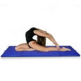 thumbnail image 2 of Costway 4'x10'x2" Folding Gymnastics Gym Mats Blue Stretching Yoga Blue, 2 of 9