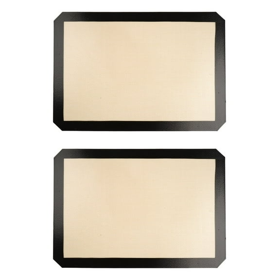 Zhuge 2-Pack Non-Stick Silicone Baking Mats - 16.5x11.6in for Oven Use