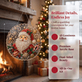thumbnail image 3 of Christmas Pearl Diamond Art Acrylic Hanging Ornament Kit, Diamond Painting Kit, Christmas Decorations, Christmas Decor,Clear Acrylic Board with Pearl DIY Handmade Christmas Holiday Hanging Decor-F, 3 of 7